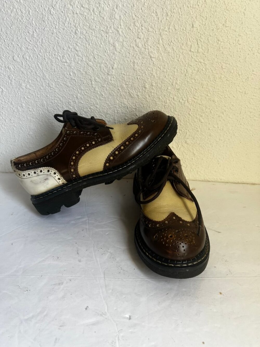 VINTAGE JOHN FLUEVOG ANGEL OXFORD LACE UP SHOES SIZE 5 UK / 7 US